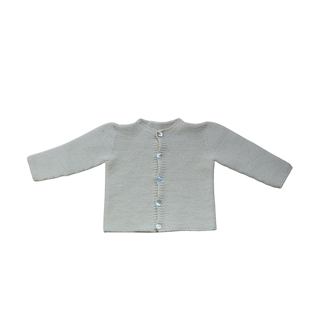 THE FONTAINE CARDIGAN - MILK