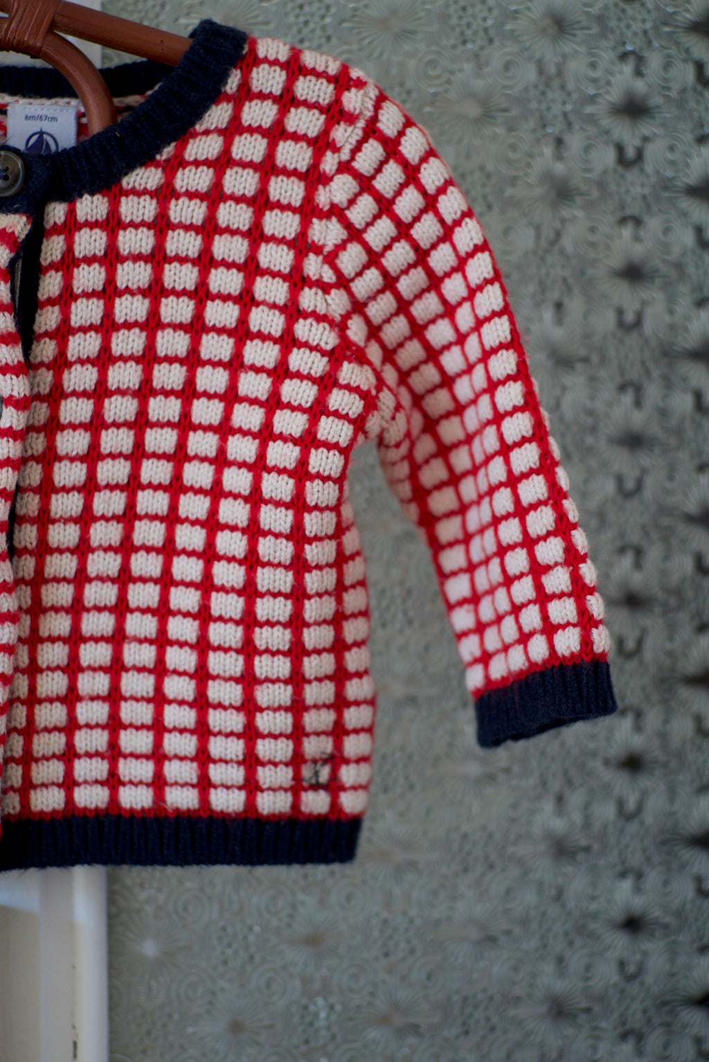 WINDOWPANE CARDIGAN