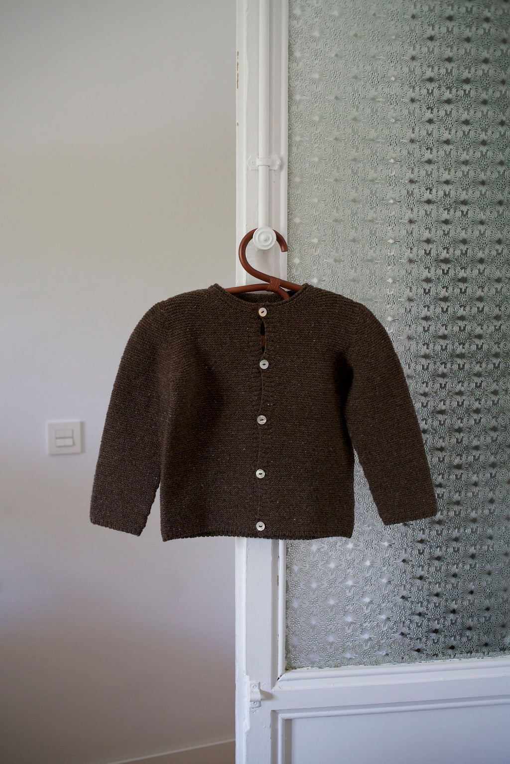 THE FONTAINE CARDIGAN - COCOA