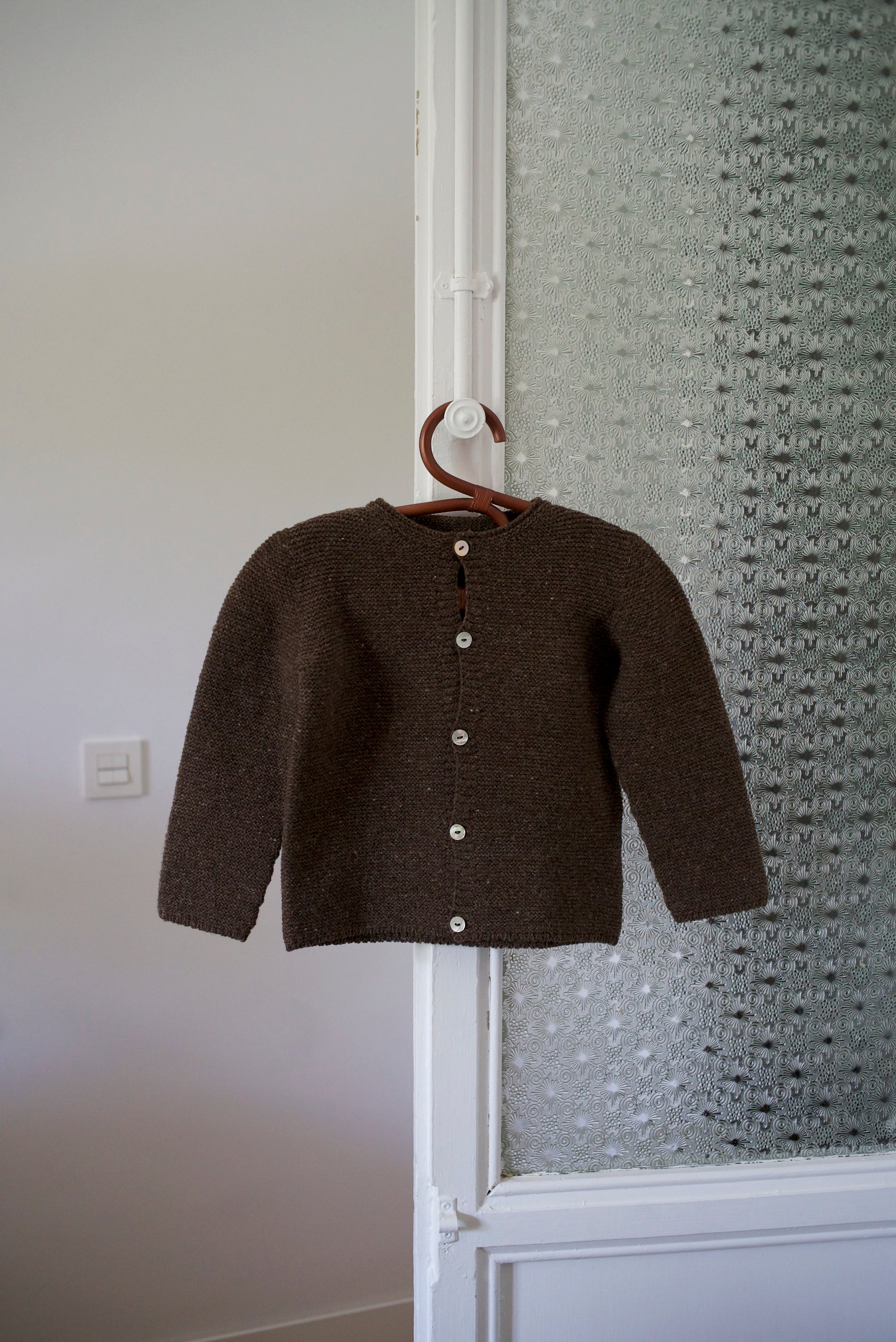 THE FONTAINE CARDIGAN - COCOA