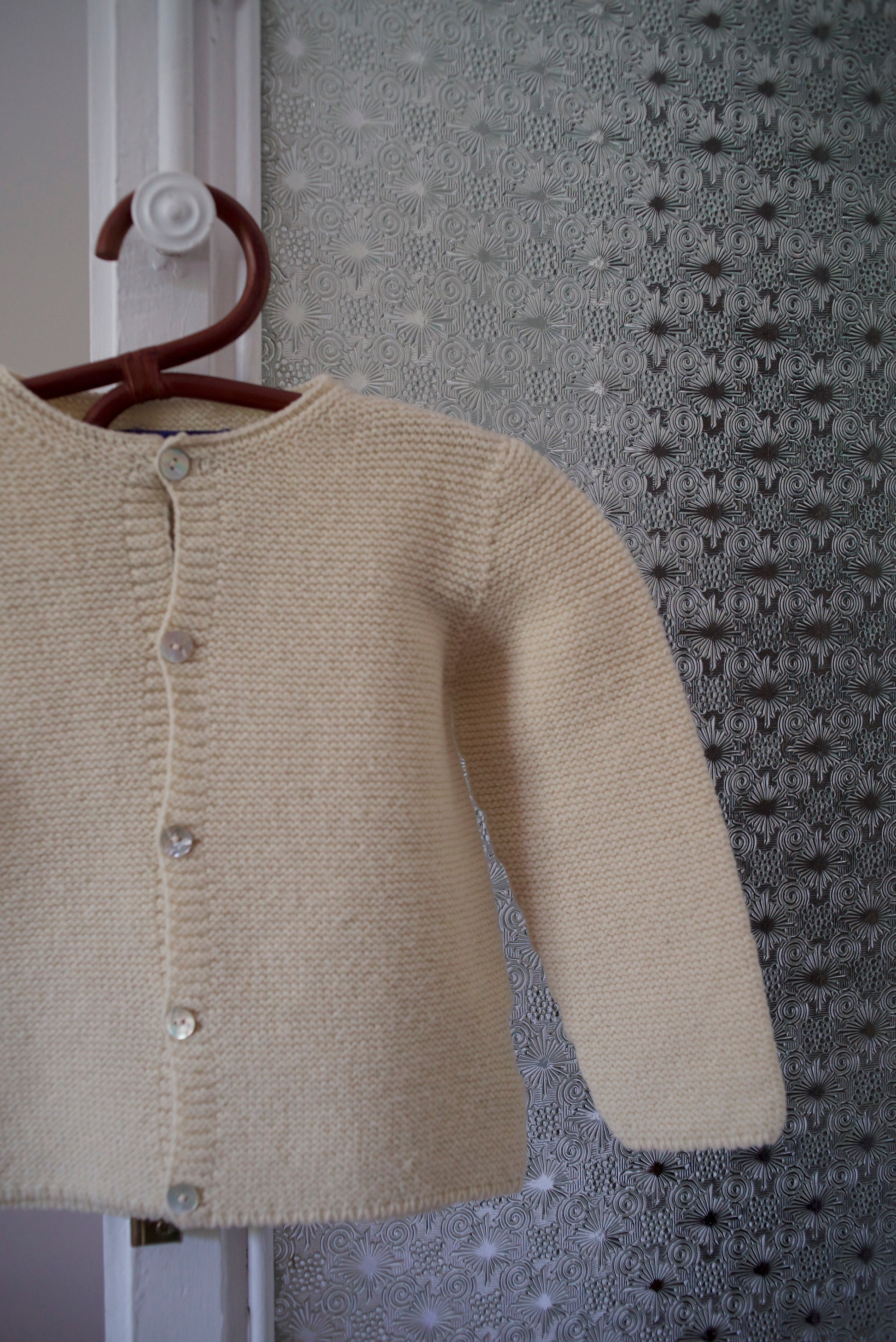 THE FONTAINE CARDIGAN - MILK
