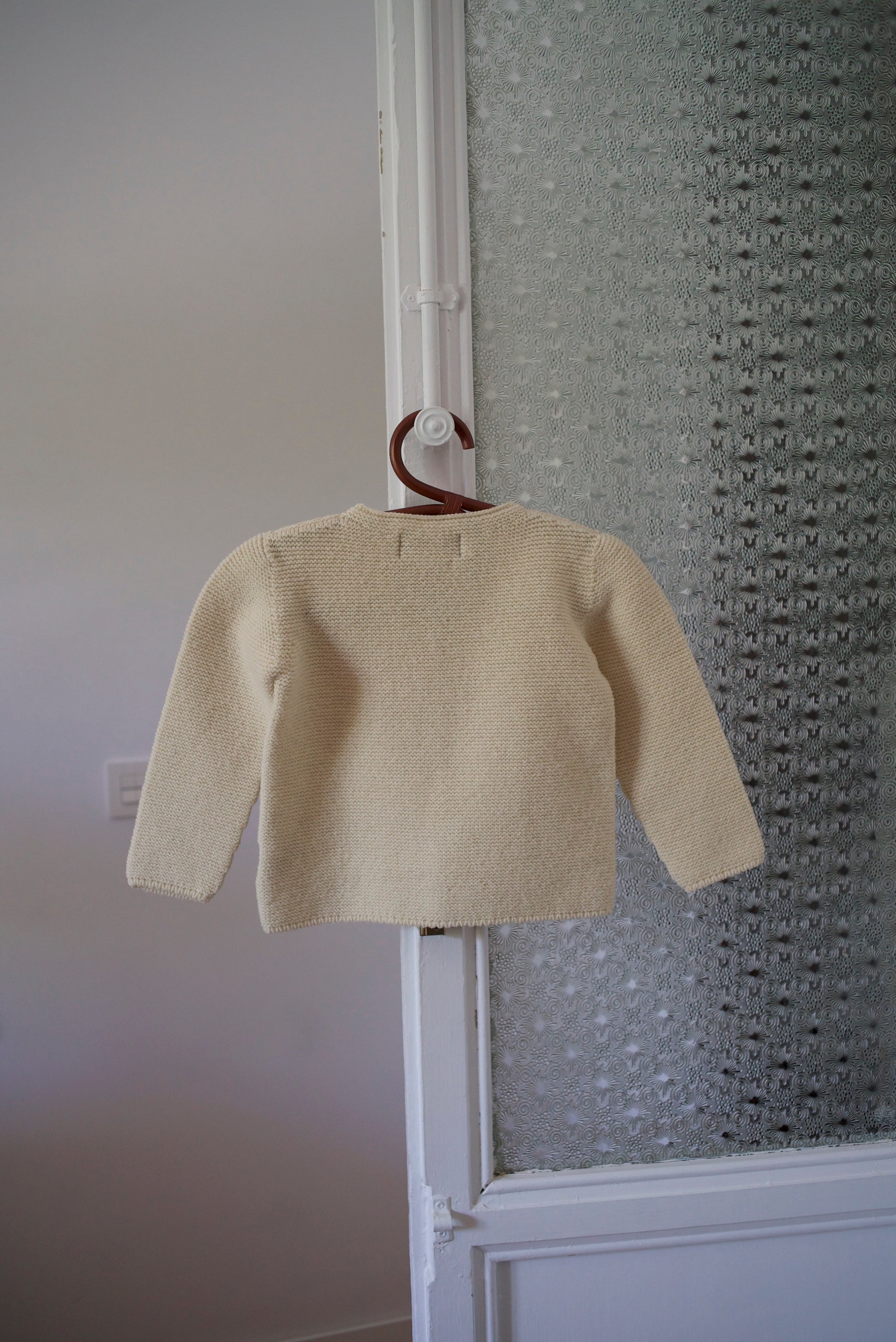 THE FONTAINE CARDIGAN - MILK