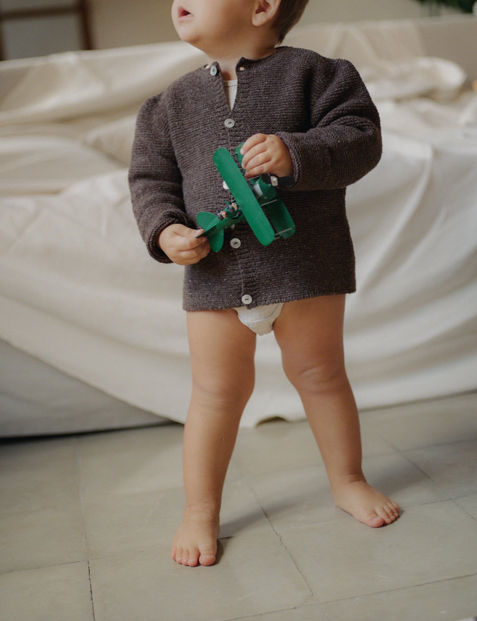 THE FONTAINE CARDIGAN - COCOA