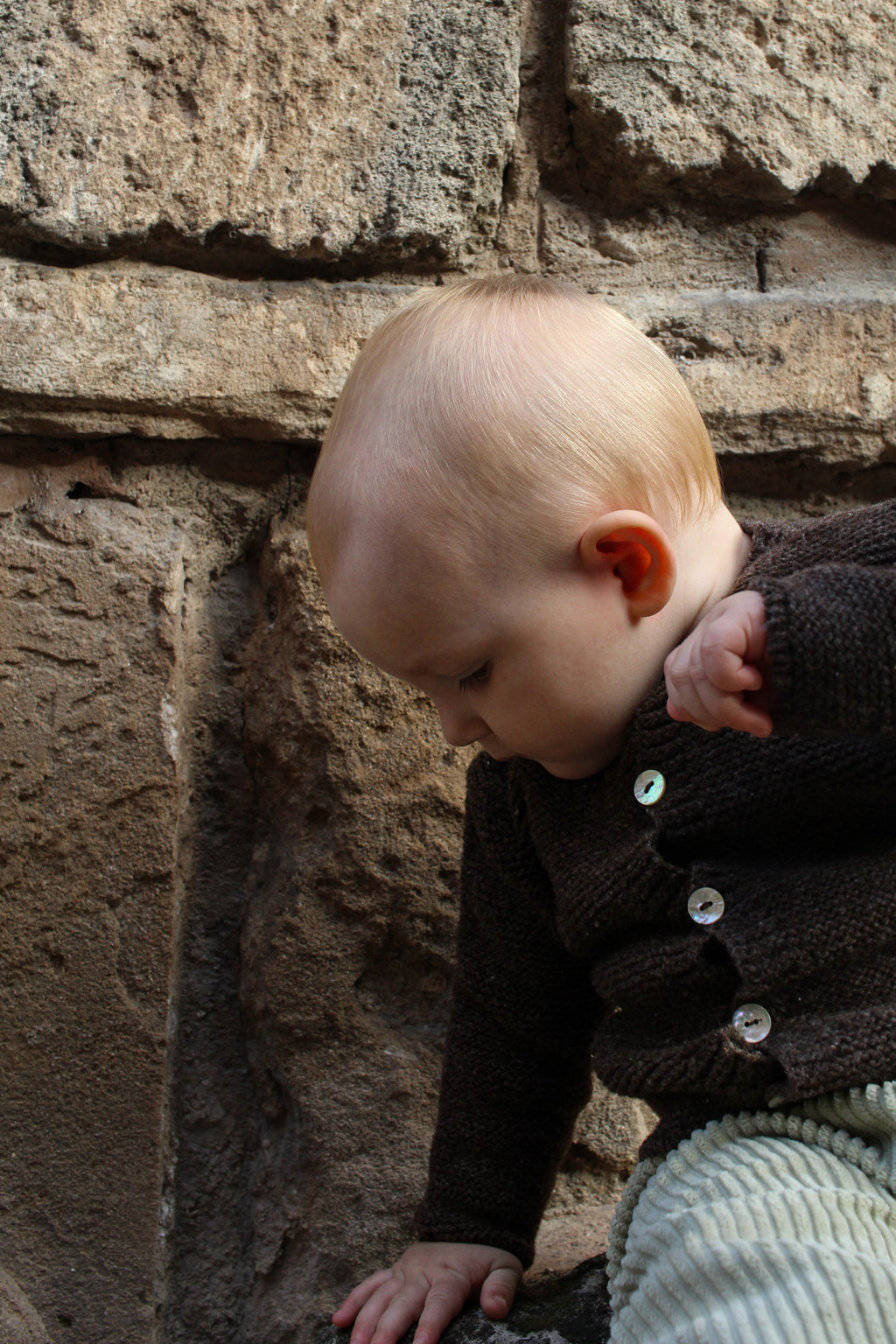 THE FONTAINE CARDIGAN - COCOA
