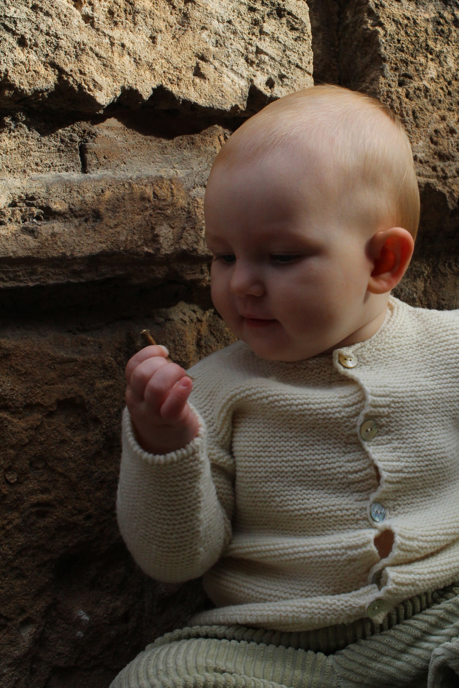 THE FONTAINE CARDIGAN - MILK